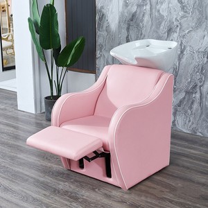 Fauteuil de lavage de cheveux moderne pour salon de beauté, inclinable et réglable avec repose-pieds, vente en gros, offre spéciale - Product Image 1