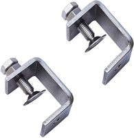 Pince en C pour le travail du bois en acier inoxydable robuste Tiger avec larges ouvertures de mâchoire Clip de câble pour bois en acier mesuré en pouces