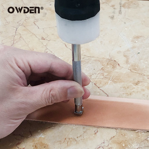 Owden Chuyên Nghiệp 9-Mảnh Da Mô Hình Đấm Dập Công Cụ Thiết Lập Thép Leathercraft Tem Công Cụ Cho Da Thiết Kế DIY OEM/ODM - Product Image 5