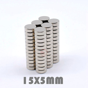 N35 Nam Châm Chất Lượng Cao Mạnh Mẽ N42 N50 N52 Xi Lanh NdFeB Nam Châm Đĩa Neodymium Nam Châm 15Mm X 5Mm - Product Image 3