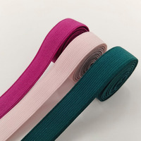 Bande élastique tissée en nylon peluche de 1 cm pour accessoires vestimentaires, ceinture de couture, sangle extensible pour soutien-gorge, sous-vêtements, ruban d'épaule