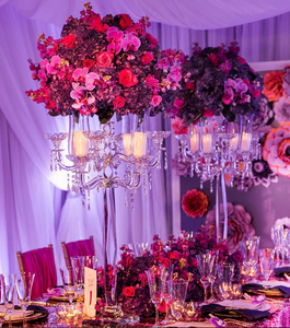 Candelabro alto de cristal, brazos Hurricane 9, MH-Z0115 - Product Image 3