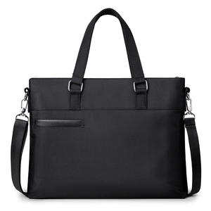 Yishan Herren Handtasche mit großer Kapazität Corporate Meeting Aktentasche Gedrucktes Logo Business Commuting Umhängetasche Wasserdichte Funktion - Product Image 2