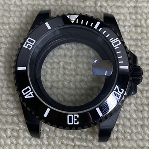 Accesorios de caja negra de fibra de carbono y acero inoxidable de 40 mm compatibles con el movimiento 2813 8215, piezas de reloj mecánico totalmente automático - Product Image 5