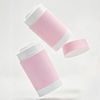 Tube de déodorant rechargeable tout en PP, conteneur de 40g, bouteille en plastique vide, emballage cosmétique, sérum pour la peau, crème solaire