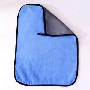 Serviette de nettoyage de voiture en microfibre, en polaire corail 70g, absorbante, séchage rapide, double face, pour intérieur et vitres - Product Image 5