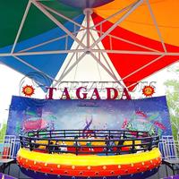 Basso prezzo parco divertimenti divertimento attrazioni meccaniche giro all'aperto discoteca Tagada per i bambini e gli adulti per la vendita