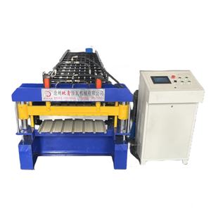 Ibr Chromadek Dachplatten-Herstellungsmaschine Kleinformatige Metallblech-Dach Trapezförmige Rollformmaschine - Product Image 1