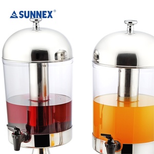 Sunnex-Équipement Buffet Élégant 16L, Base en Acier Inoxydable, Conteneur SAN, Distributeur de Boissons, Service de Jus pour Hôtel Restaurant - Product Image 3