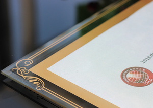 A5 Honor A4 giấy chứng nhận khung Wall Mount sáng tạo pha lê 6x8 Glass Khung ảnh - Product Image 2