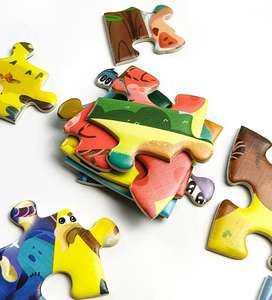 <span class=keywords><strong>Puzzle</strong></span> éducatif en forme d'animal irrégulier, dinosaure, baleine, dauphin, <span class=keywords><strong>puzzle</strong></span> personnalisé avec boîte rigide personnalisée pour enfants et adultes - Product Image 6