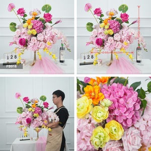 Home Decor <b>Artificial</b> <b>Flower</b> Ball Wedding Christmas Graduation silk <b>flower</b> ball for Valentine's Day Arrangements - Product Image 3