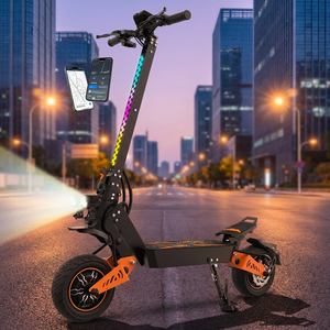 Urban Scooter Brushless Motor Foldable Aluminum App Control LED <b>Lighting</b> Waterproof Intelligent Lithium Top-selling New E Sco - Product Image 1