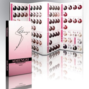 OEM Etiqueta Privada color de pelo swatch gráfico marca <span class=keywords><strong>tinte</strong></span> de pelo color gráfico para peluquería - Product Image 5