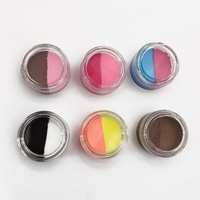 Palette d'eyeliner double couleur 10g activée par l'eau, peinture pour le visage et le corps soluble dans l'eau, maquillage pour Halloween, scène, cosplay, art DIY