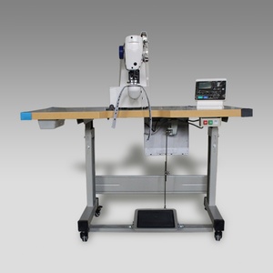 Machine à coudre industrielle électronique programmable à grande vitesse, à lit plat, réglable, à moteur unique, pour boutonnières et œillets en goutte d'eau - Product Image 5