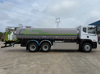 Camion-citerne électrique Dongfeng 6x4 pour arrosage, 219 kWh LFP, 18,8 m, 230 km, zéro émission, assainissement municipal