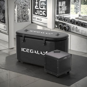 Baignoire de récupération sportive gonflable, spa portable, bain froid avec refroidisseur pour thérapie par l'eau glacée - Product Image 6