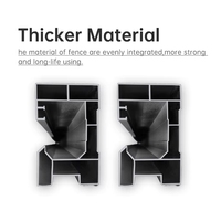 Portail de sécurité coulissant automatique en alliage d'aluminium pour villa de luxe, design moderne, durable et écologique, pour entrée extérieure principale