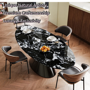 <span class=keywords><strong>Tavolo</strong></span> da Pranzo in Marmo di Grado Professionale, Piano in Marmo Naturale, <span class=keywords><strong>Struttura</strong></span> Personalizzata per Uso Intensivo in Ristoranti - Product Image 1