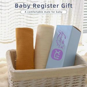 Cobertor de musselina para bebês feito de 70% bambu 30% algodão e seguro para a pele delicada do bebê - Product Image 6