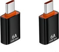 Adaptateur OTG de charge rapide 6A Type-C vers USB 3.1 pour synchronisation de données PD, compatible avec Huawei et la plupart des téléphones et tablettes Android USB-C