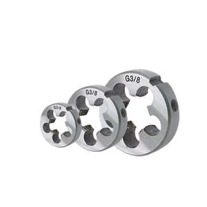 Filières à tarauder droites entièrement rectifiées RYAN Metric NPT PT Z G RC HSS pour filetage de tuyaux, filière à vis, filière à filetage, filetage UNC/UNF - Product Image 1