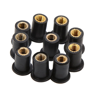 Clips de fixation automatique M3 M4 M5 M6 M8, insert d'expansion NBR, écrou à <span class=keywords><strong>rivet</strong></span> <span class=keywords><strong>aveugle</strong></span> en laiton et caoutchouc, vis, moto, poli, classe 6 pour l'exploitation minière - Product Image 3