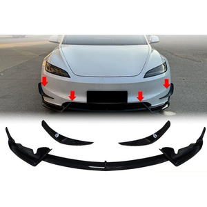 Per Tesla <span class=keywords><strong>Model</strong></span> <span class=keywords><strong>3</strong></span> 2024+ Spoiler Anteriore, Diffusore, Parte di Modifica, Lama Aerodinamica, Protezione Paraurti, Accessori - Product Image 2