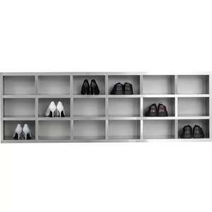 Armoire à <span class=keywords><strong>chaussures</strong></span> en acier inoxydable de qualité industrielle, anti-poussière, en métal, pour atelier - Product Image 5