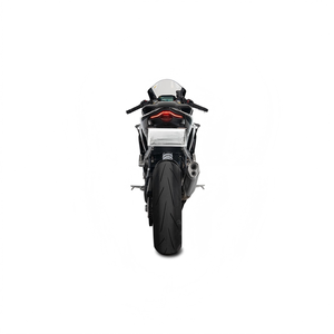 Pot d'échappement avant central en alliage de titane noir, adaptable pour <span class=keywords><strong>moto</strong></span> ZXMOTO 500, à passage direct - Product Image 4