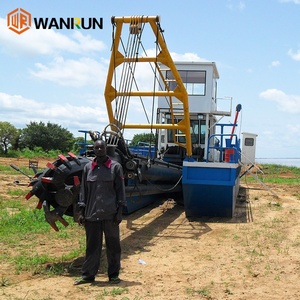 Wanrun xách tay mini NẠO VÉT thuyền với Cutter Hot Bán nhỏ hút dredger tính năng động Cơ bánh động cơ thành phần cốt lõi - Product Image 4