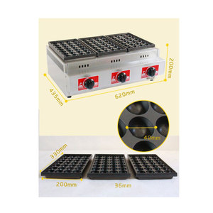 Máquina Eléctrica para Hacer Bolas de Pulpo Pequeñas (Takoyaki) para Puestos de Comida Callejera - Product Image 4