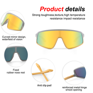 Nouvelles lunettes de soleil pour enfants, polarisées, protection UV400, verres TAC, monture intégrale PC/TR90, style sport de plein air, cyclisme, <span class=keywords><strong>skateboard</strong></span> - Product Image 3
