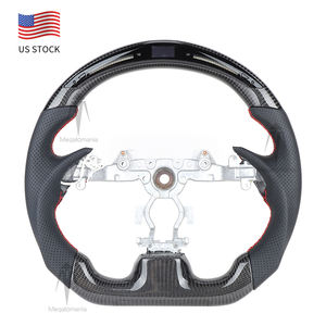 Volante de Fibra de Carbono con LED en Stock de EE. UU. para <span class=keywords><strong>Infiniti</strong></span> G35 G25 G37 Q40 Q60 EX35 EX37 QX50 2007 2008 2009 2010 2011 2012 2013 - Product Image 1