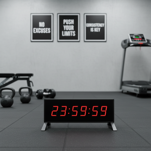 YIZHI Horloge numérique LED multifonction <span class=keywords><strong>de</strong></span> <span class=keywords><strong>3</strong></span> pouces avec télécommande, <span class=keywords><strong>chronomètre</strong></span> électronique à branchement direct pour la maison, la salle <span class=keywords><strong>de</strong></span> sport, le bureau - Product Image 5