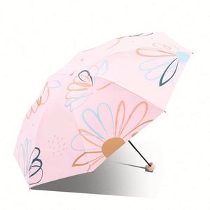 Wholesale 3-Folding Manual Umbrella with Custom Logo Print Promotional Business <b>Gift</b> From Chinese Manufacturer Design - Product Image 5
