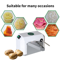 Nieuwe commerciële aardappelsnijder, aardappelsnijmachine in watervalstijl, dunne aardappel- en appelsnijder, snijgereedschap, aardappelsnijder.