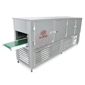 ZHIMEI HONE Chilling Conveyor Cooling Tunnels Cosmetic Lip Balm Hair Wax Freezing Cooling Tunnel Machine