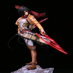 Juguetes de resina de PVC personalizados postura de lucha de acción y juguete de alta calidad Levi/Rivaille Allen Attack on Titan Mikasa Ackerman - Product Image 3