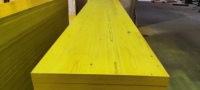 Panneau de coffrage jaune 3 plis 500mmx3000mm 27mm pour coffrage