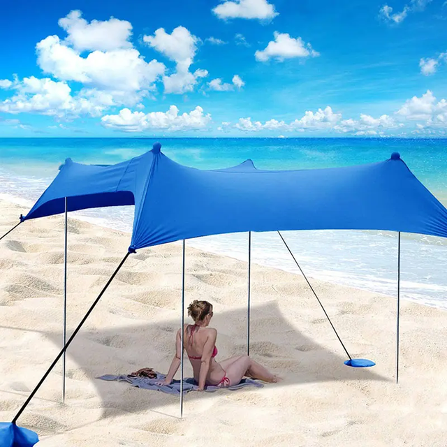 Best-Selling Beach Canopy Tents Camping Outdoor Sunshade With Upf 50+ Uv Protection Beach Tent Sunshade for Outdoor Beach Tent