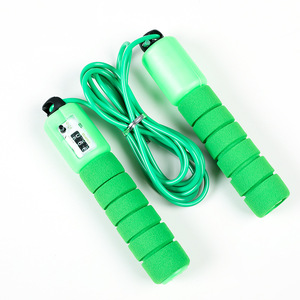 <span class=keywords><strong>Corde</strong></span> à <span class=keywords><strong>sauter</strong></span> réglable en PVC pour le sport et le fitness, avec poignées en mousse durables – Offre spéciale - Product Image 5