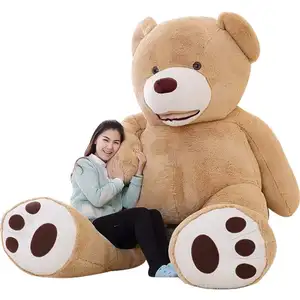 Niuniu-peluche de 200 cm personalizado, gigante, marrón, oso de peluche, animales de juguete para venta en Amazon