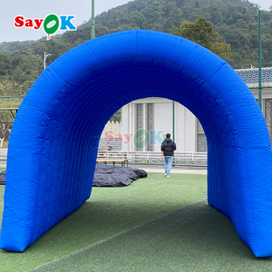 Casque de sport Tigre Arche Bouledogue Diable Football Casque Crocodile Train Lion Aigle Lumière LED <span class=keywords><strong>Tente</strong></span> <span class=keywords><strong>Outwell</strong></span> Mascotte Tunnel gonflable - Product Image 2