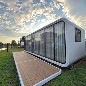 Cabine de bureau préfabriquée en acier modulaire de style moderne, de luxe, blanche, avec installation rapide, taille personnalisée et design respirant - Product Image 3