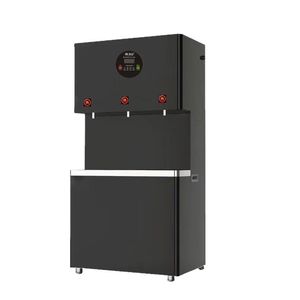 Commercial Standing <b>Water</b> <b>Dispenser</b> Electric Stainless Steel Direct Drinking Heating Smart <b>Automatic</b> 220v Black - Product Image 1