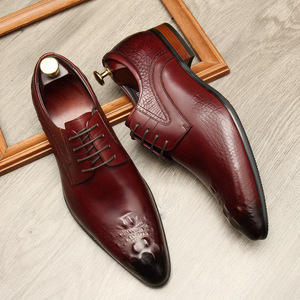 Chaussures de cérémonie pour homme, automne 2026, dernières tendances, design luxueux, chaussures de cérémonie pour homme à lacets imperméables, prix de gros - Product Image 5