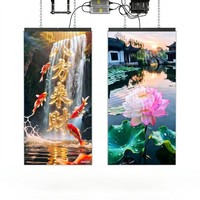 Pantalla LED Ultrafina para Interiores de 33 mm, Cartel Digital de Pared, Texto, Gráficos, Animación, Publicidad OEM, Alto Brillo