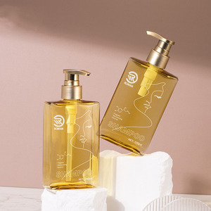 Rỗng 200ml vàng phẳng vuông Gel tắm rửa mặt cơ thể Lotion điều hòa bơm chai chăm sóc da trang điểm Remover dầu Dispenser - Product Image 2